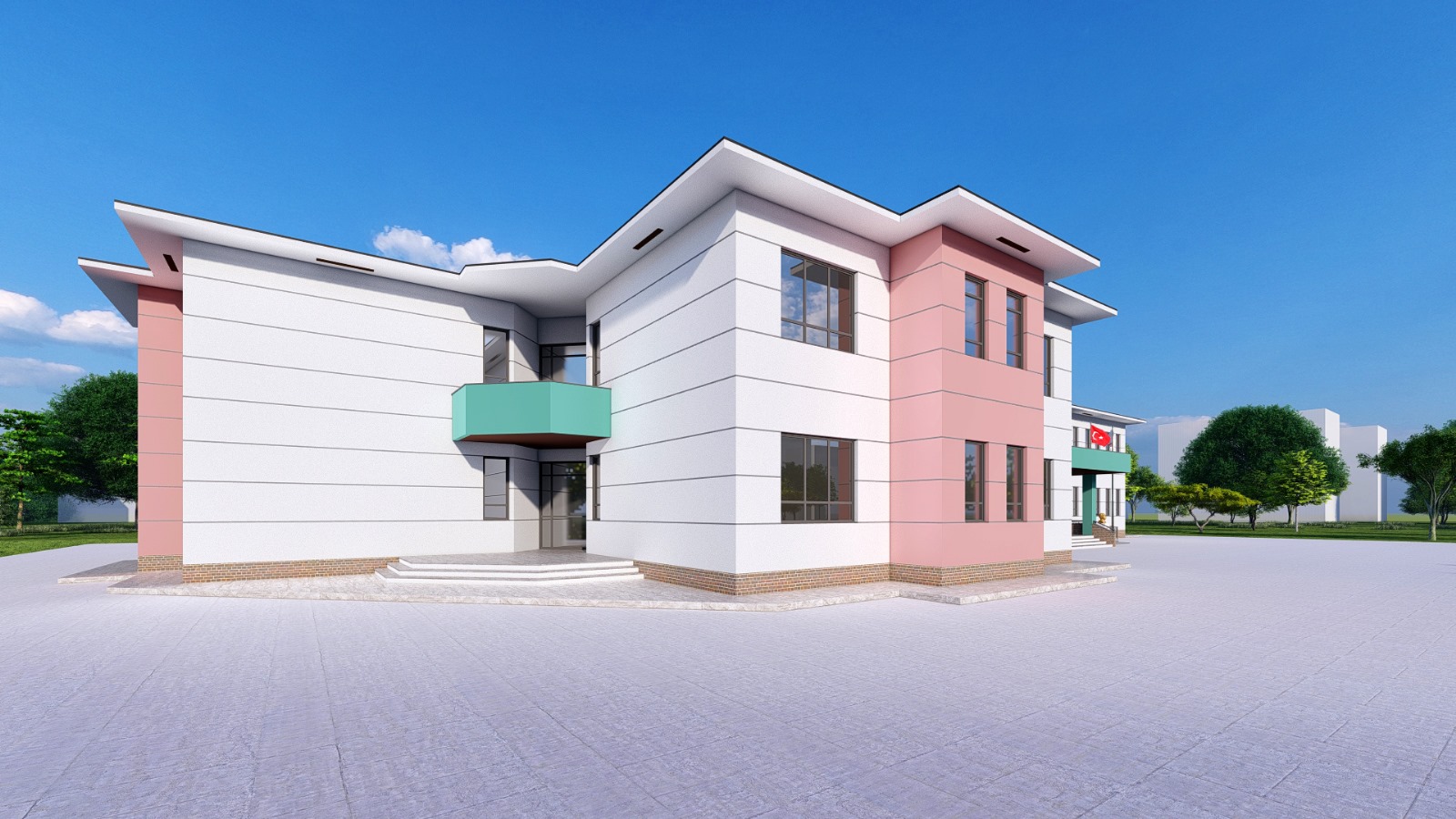 Modern konut dış cephe